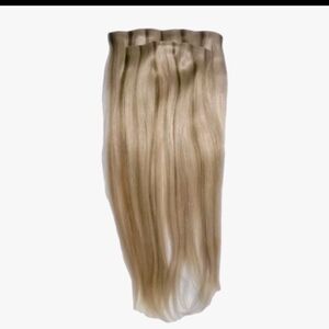 Bellami Silk Seam 18" Ash Bronde Highlight Hair Extensions